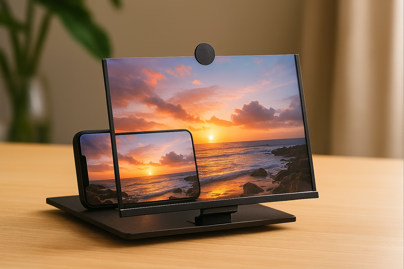 Phone Screen HD Magnifier Stand